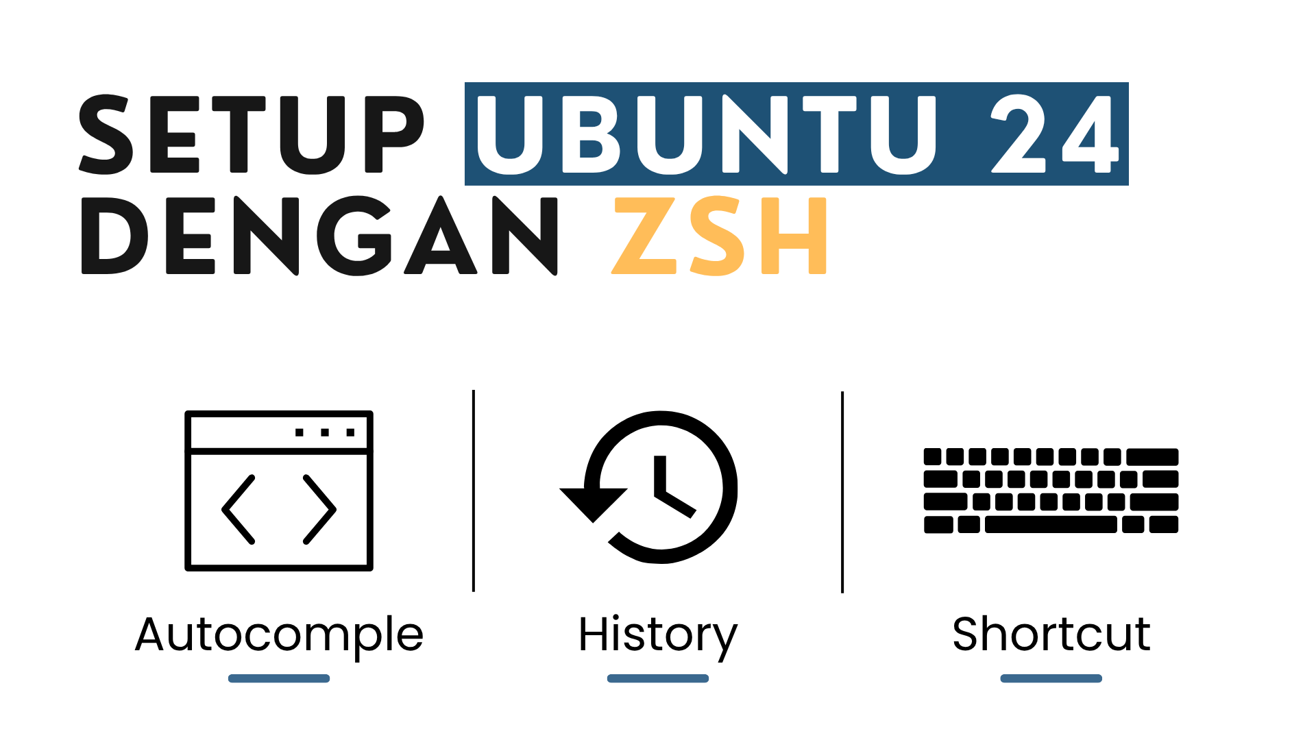 Setup Ubuntu 24 dengan Zsh dan Autocompletion agar Terminal Lebih Nyaman